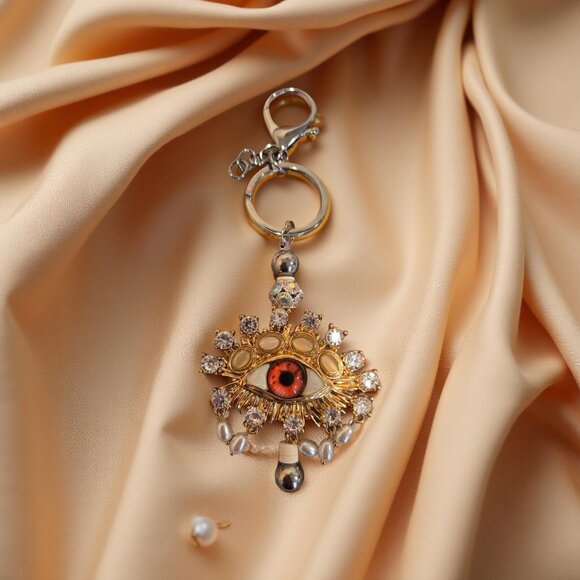 EVIL EYE KEYRING/PURSE TAG - Picture 2 of 3